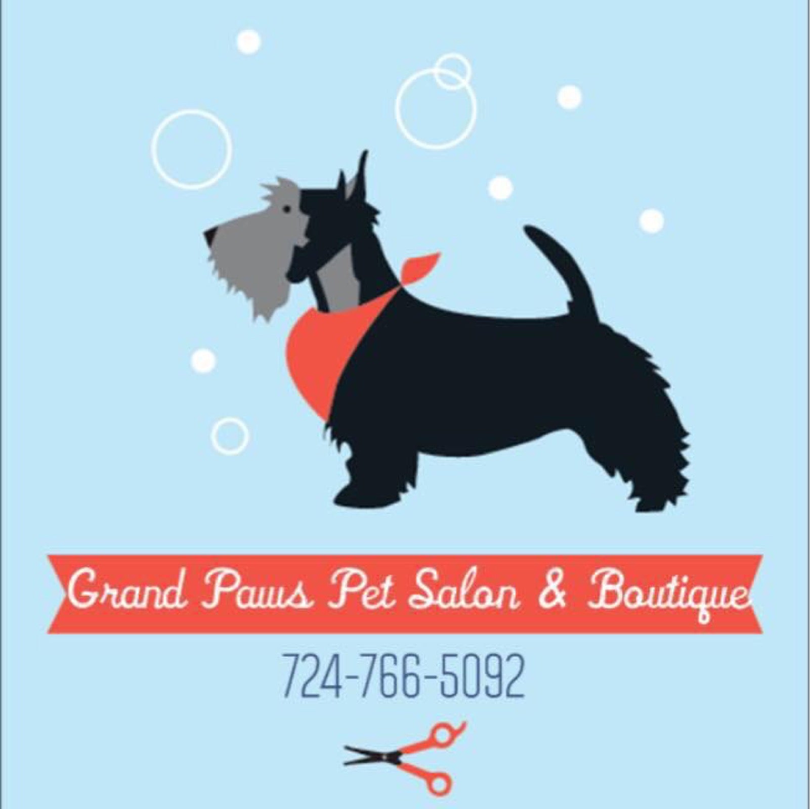 Grand Paws Pet Salon logo